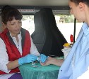 Тестирование на ВИЧ провели на нескольких площадях Южно-Сахалинска