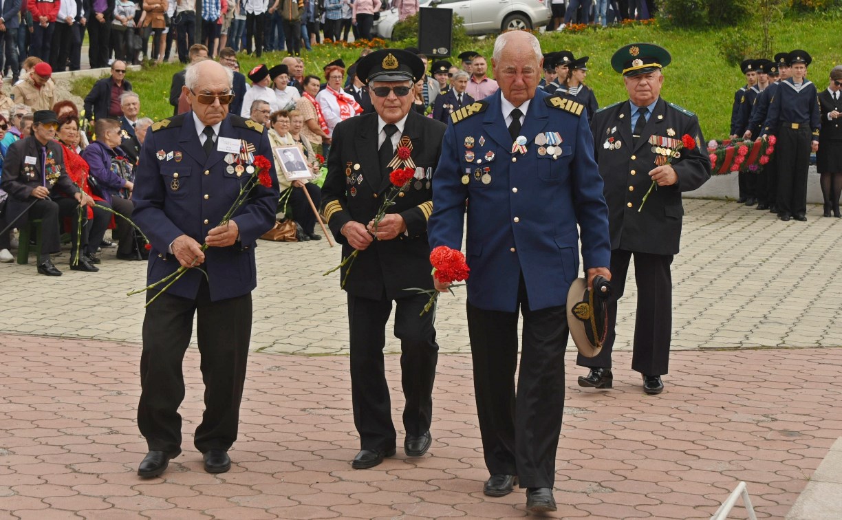 Память героев Второй мировой войны почтили в Холмске