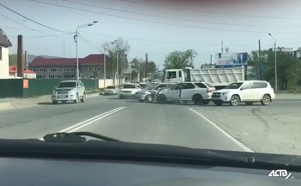 Скрываясь с места ДТП, сахалинец попал в аварию
