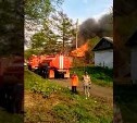 Дачный дом сгорел в Соколе