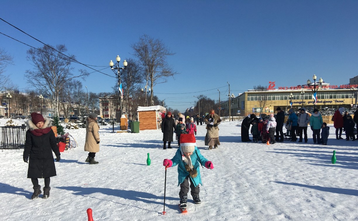 "Веселые старты" прошли в Корсакове