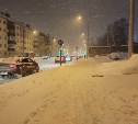 Снег продолжится в южных районах Сахалина 17 января