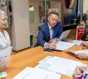 Мэр Южно-Сахалинска Сергей Надсадин проголосовал на выборах депутатов Государственной Думы