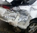 Пьяный водитель без прав протаранил чужой автомобиль в Яблочном