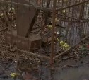 Канализационные воды затопили участок кладбища в Южно-Сахалинске