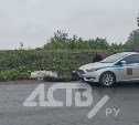"Был «Марк» и нет «Марка»": на Холмском перевале перевернулся автомобиль