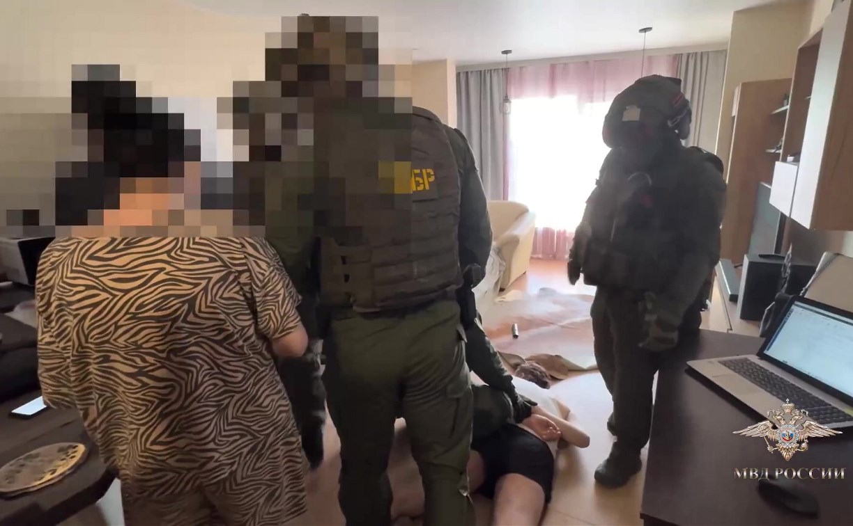 "Детская радость в корыстных целях": МВД обнародовало видео задержания главы "Интеграции" на Сахалине
