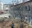 Седан врезался в жилой дом в Новоалександровске