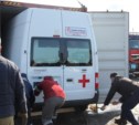 Два новых «Форда» пополнили автопарк станции скорой медицинской помощи Южно-Сахалинска 