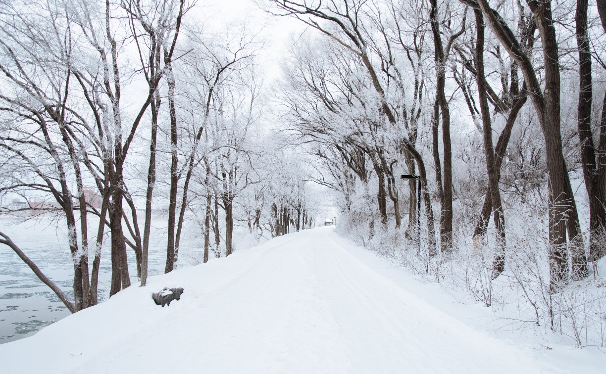 Почти 20-градусный мороз опустился на Южно-Сахалинск ранним утром