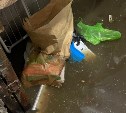 Подвал многоэтажки затопило на Сахалине из-за "тряпочных" пробок