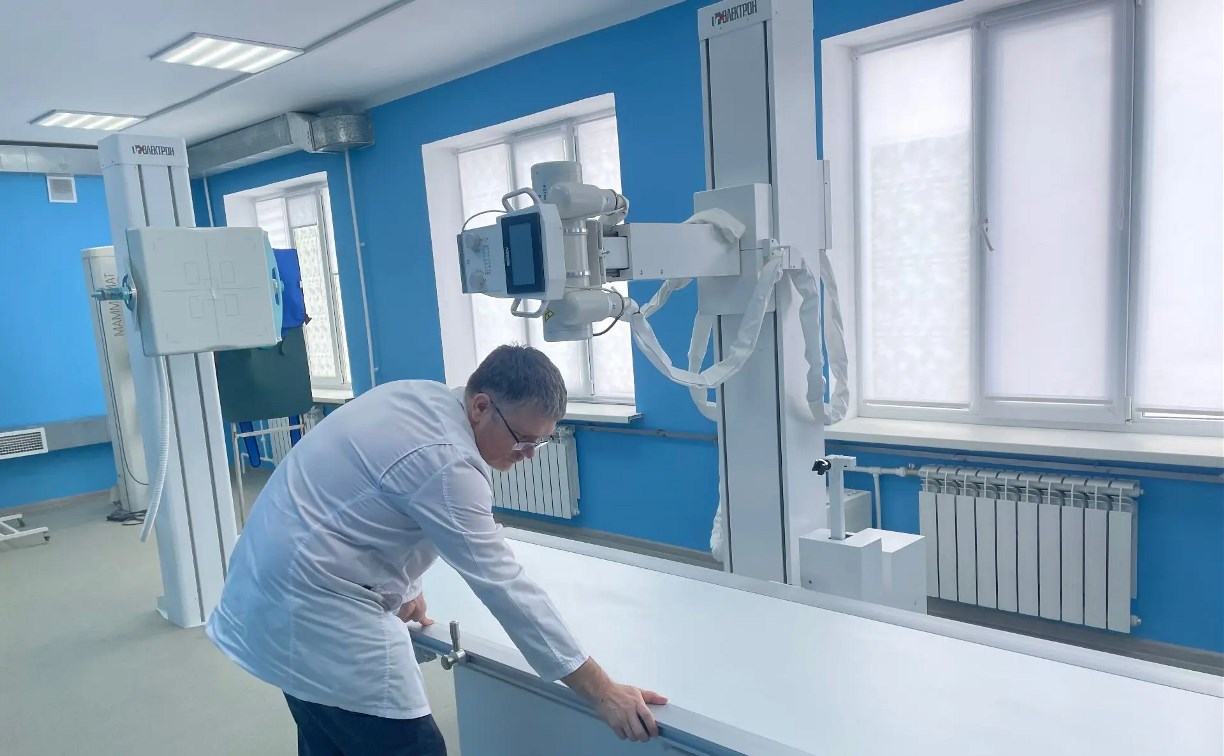 В поликлинике Анивской ЦРБ готовят к запуску новый рентген-аппарат