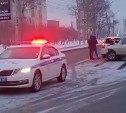 ДТП в Южно-Сахалинске: разбитые машины стоят напротив областной больницы