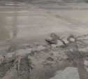 "Дорогу перейти невозможно": улицу Украинскую в Южно-Сахалинске отлакировали грязью