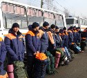 Тренировка по ликвидации последствий паводков и лесных пожаров проходит  в Сахалинской области