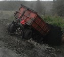 Грузовик "потерял" прицеп с углем в Углегорском районе