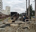 Ограничение проезда по ул. Пушкина в Южно-Сахалинске продлили еще на два дня