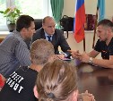 Министр спорта Сахалинской области встретился с президентом команды "Мутант Клан"