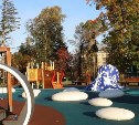 В восьми районах Сахалинской области открыли комплексные детские игровые площадки