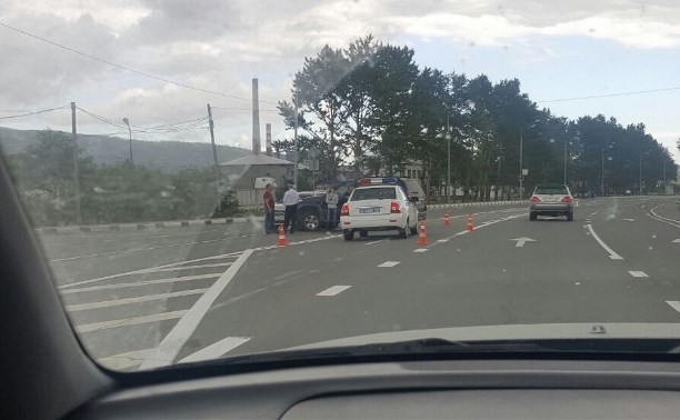 Девушка пострадала в результате ДТП в Южно-Сахалинске
