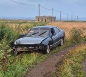 Двое пострадали: на Курилах Crown улетел в кювет 