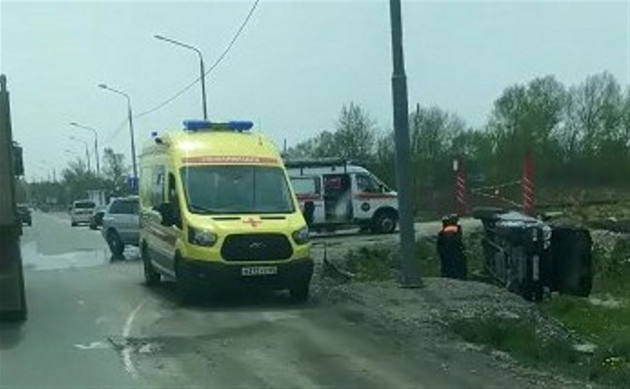 Женщина пострадала при ДТП в Южно-Сахалинске