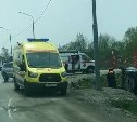 Женщина пострадала при ДТП в Южно-Сахалинске