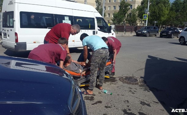 Мужчине стало плохо на пешеходном переходе в Южно-Сахалинске