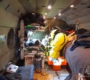 С рыболовного судна в Охотском море на вертолёте эвакуировали мужчину