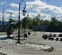 Сквер Молодожёнов в Смирных готов на 84%