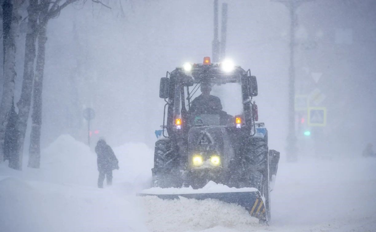 Девять районов Сахалина находятся во власти циклона  