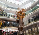 Скульптуру Георгия Победоносца открыли в Южно-Сахалинске 
