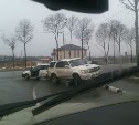 УАЗ спровоцировал ДТП на перекрестке в Южно-Сахалинске