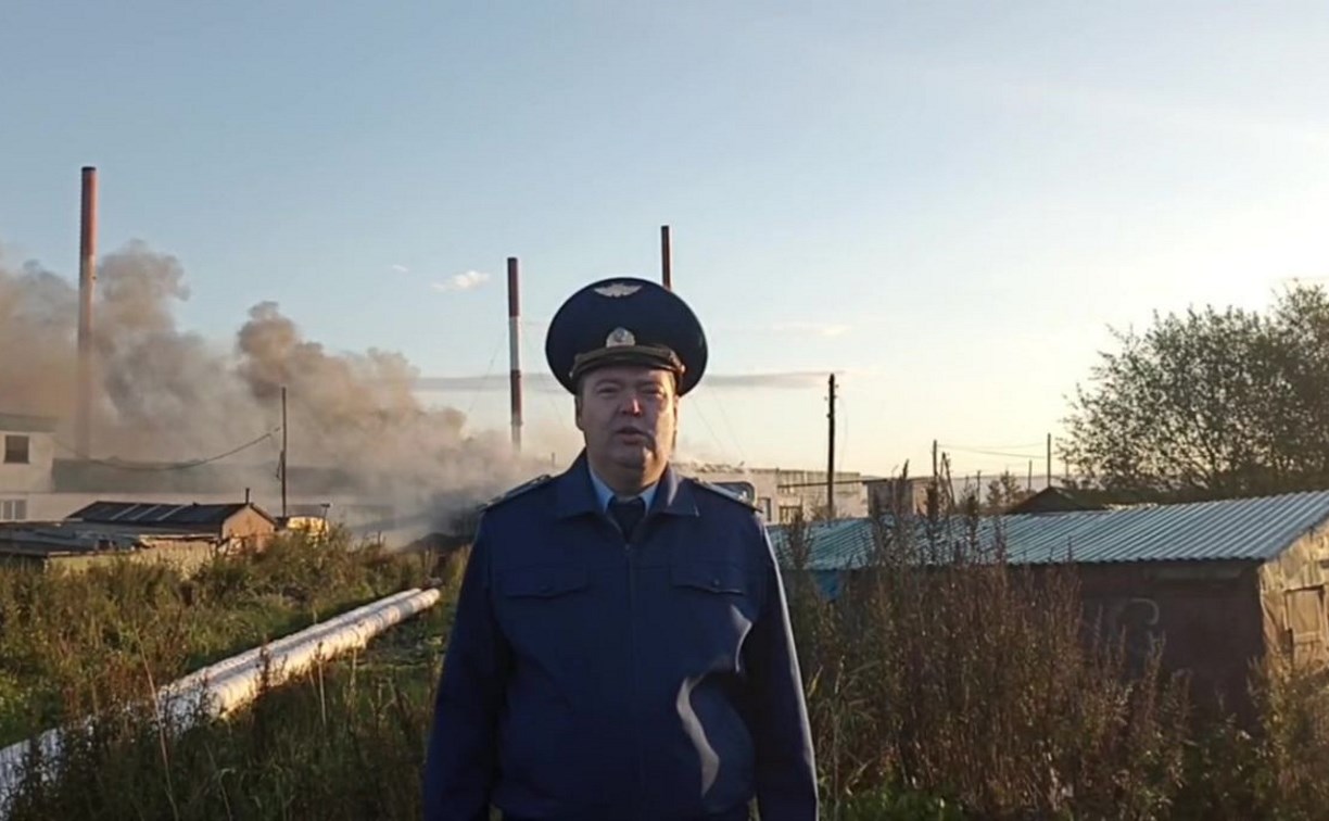 Прокуратура организовала проверку по факту пожара в котельной в Углегорске