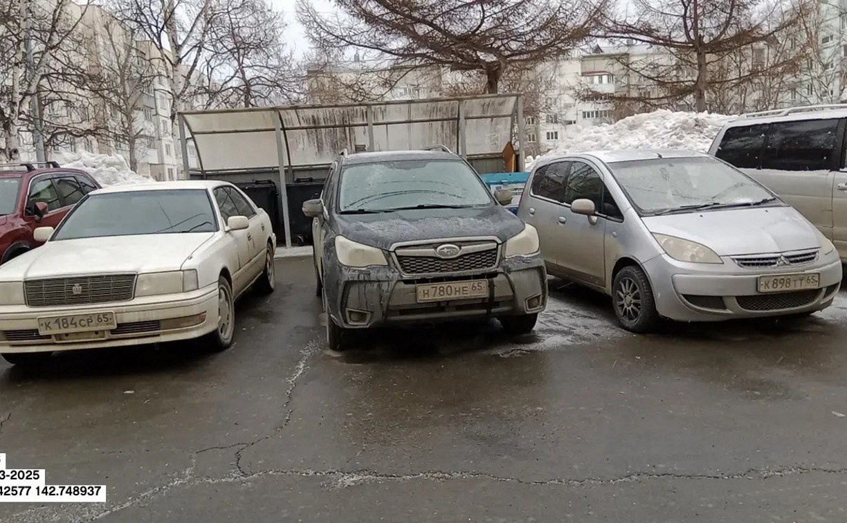 Опубликована подборка очередных "мусорных" автохамов в Южно-Сахалинске