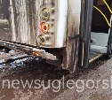 Toyota врезалась в рейсовый автобус в районе Углегорска