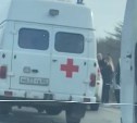 Сахалинка получила травмы при столкновении маршрутки и внедорожника