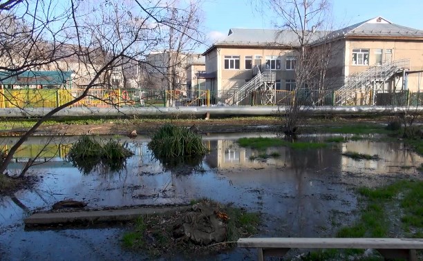 "Море" появилось у детского сада в Южно-Сахалинске
