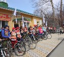 Железнодорожники провели велопробег в парке Южно-Сахалинска