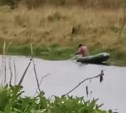 Сахалинские пограничники задержали браконьеров с сетью на реке Мануй