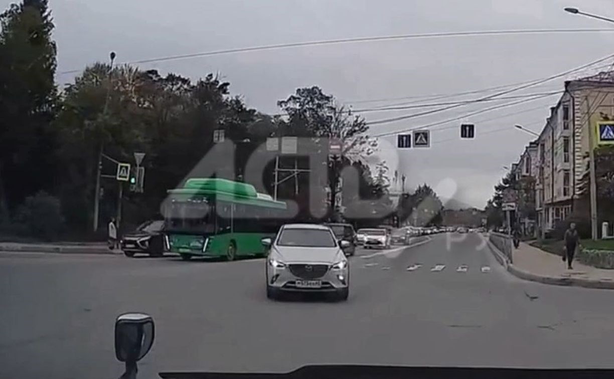 Торопыга едва не устроил аварию в Южно-Сахалинске