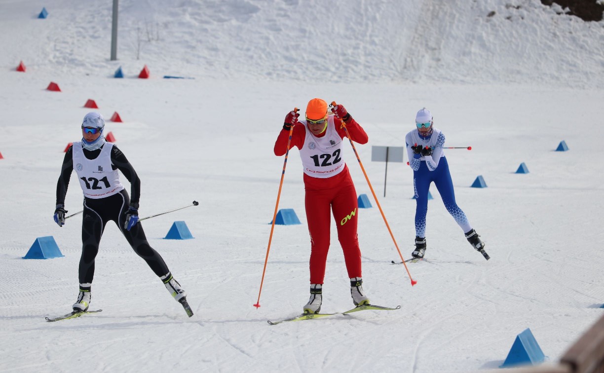 Областные соревнования по лыжным гонкам прошли в Южно-Сахалинске