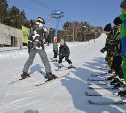 В Южно-Сахалинске прошла первая в этом году тренировка в рамках проекта "Лыжи в школу"