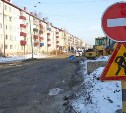 Улицу Комсомольскую в Южно-Сахалинске закрыли