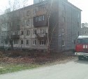 Пожар в квартире тушили сегодня в "Черемушках" Южно-Сахалинска 