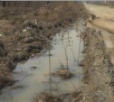 Дорога в элитном районе Южно-Сахалинска превращается в "болото" (ВИДЕО)
