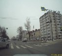 "Срезавший" перекрёсток в Южно-Сахалинске автохам пытался доказать, что он прав