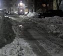 Семья в столице Камчатки своими силами расчистила двор многоэтажки