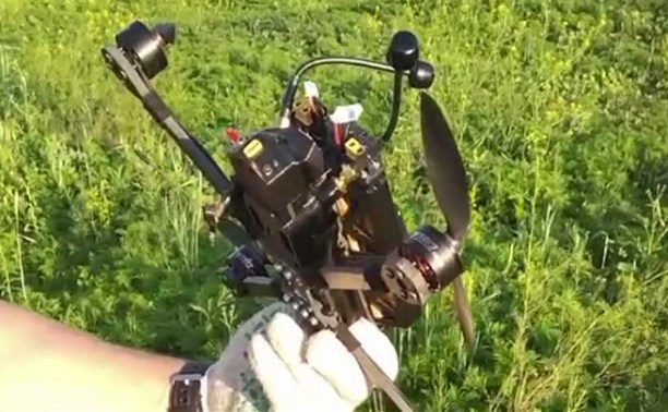 Житель Дальнего Востока сбил дрон ВСУ мешком с продуктами