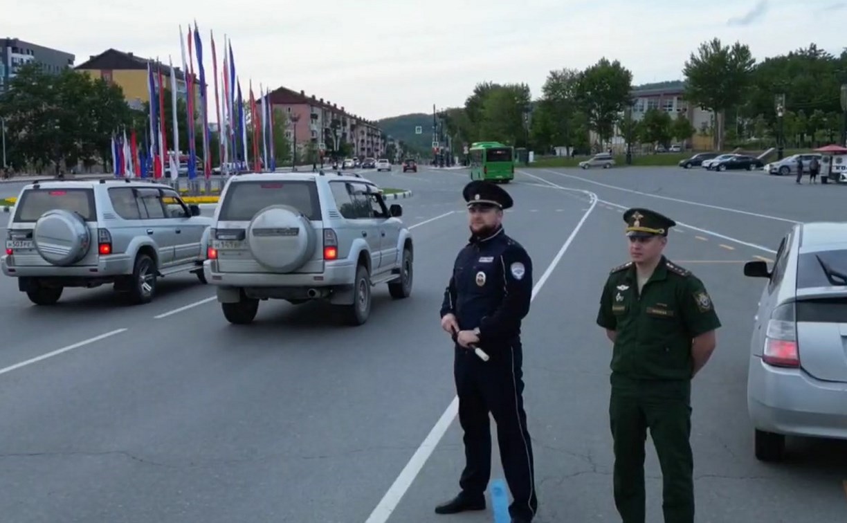 В Южно-Сахалинске военные следователи, полицейские и сотрудники ГАИ провели рейд на дорогах